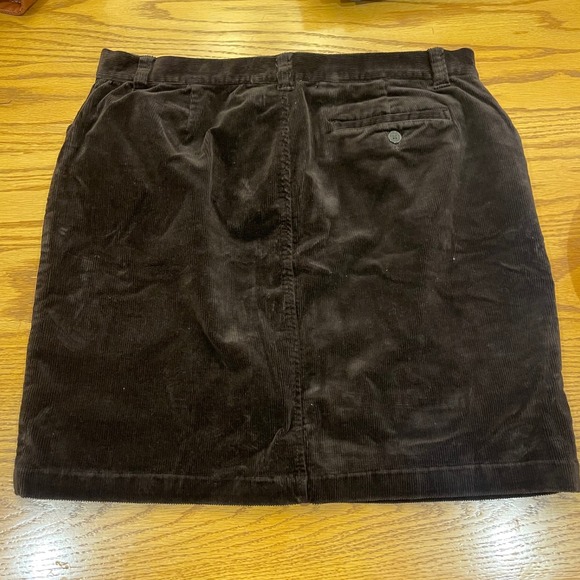American Living Corduroy Skirt Brown Mini Size 12 Womenswear - Picture 6 of 6